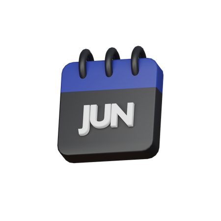 June  3D Icon