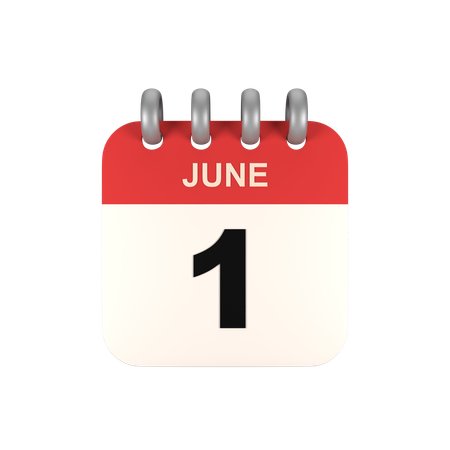 June  3D Icon