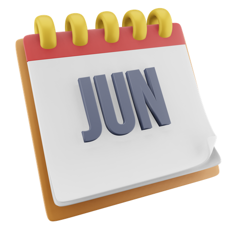 June  3D Icon