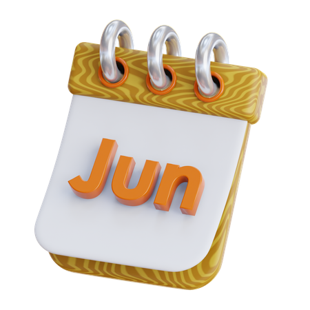 June  3D Icon