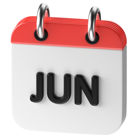 June  3D Icon