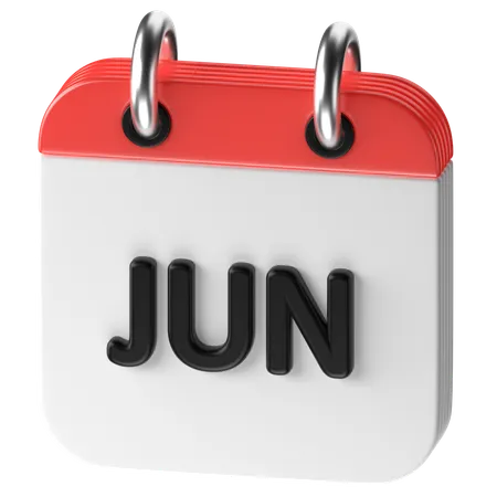 June  3D Icon