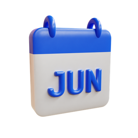 June  3D Icon