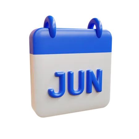 June  3D Icon