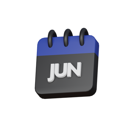 June  3D Icon