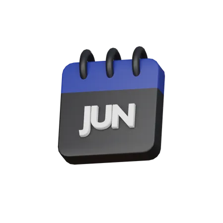 June  3D Icon