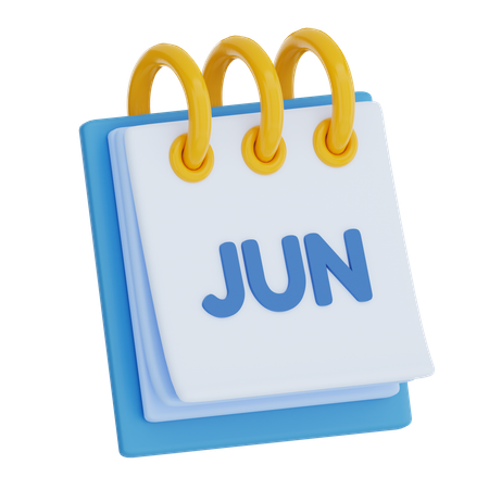 June  3D Icon