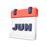 graphics of calendar month june