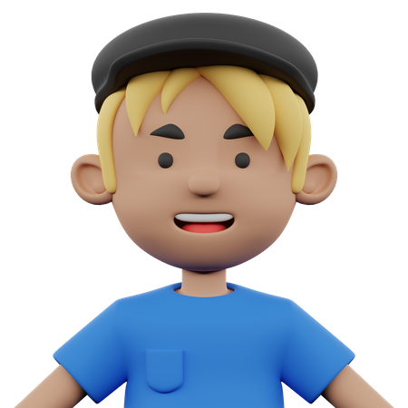 Junge  3D Icon