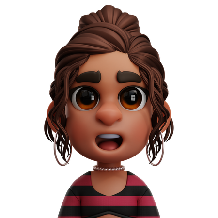 Junge Dame  3D Icon