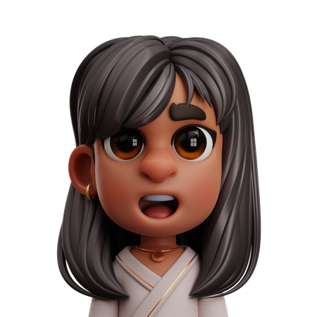 Junge Dame  3D Icon