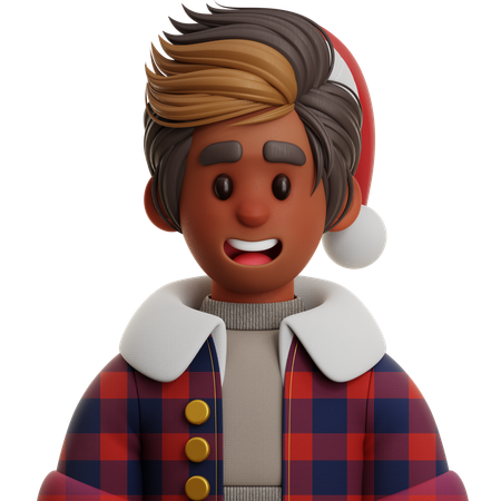 JUNGE MIT FLANELLJACKE  3D Icon