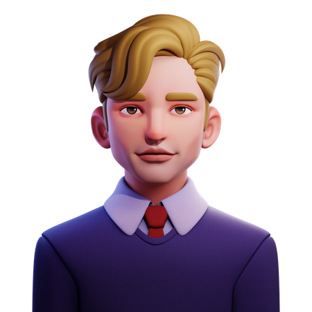 Junger Berater  3D Icon