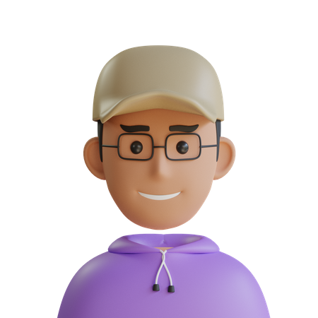 Junger Mann  3D Icon