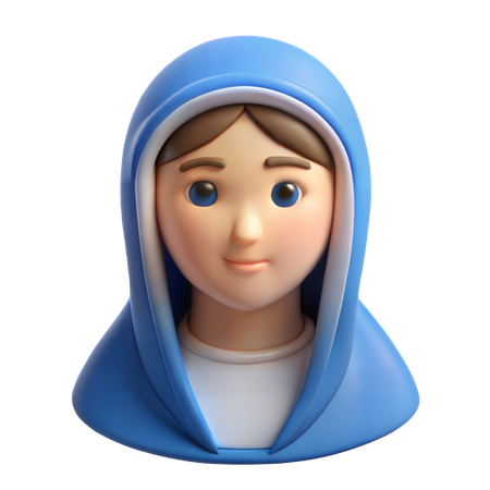 Jungfrau Maria  3D Icon