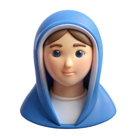 Jungfrau Maria  3D Icon