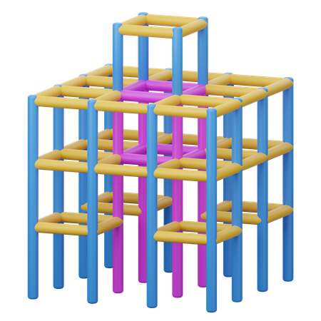 Jungle gym  3D Icon