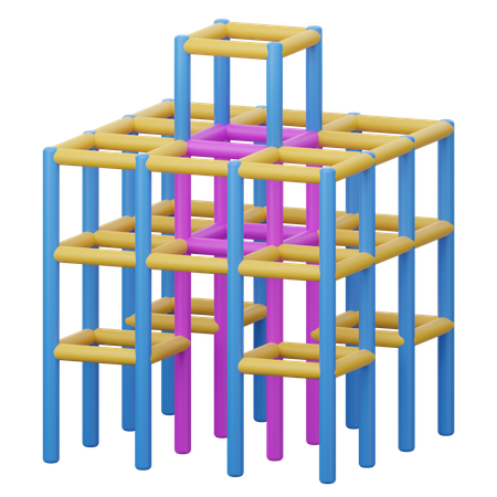 Jungle gym  3D Icon