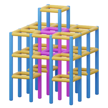 Jungle gym  3D Icon