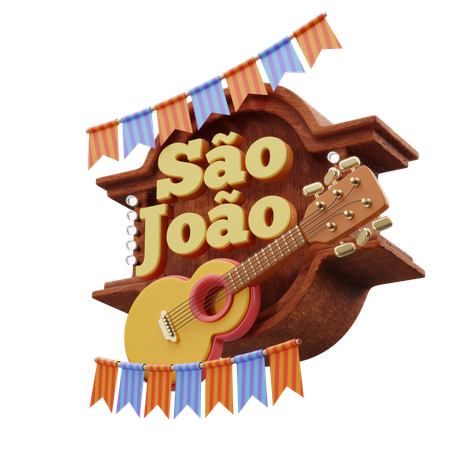 Junina Accordion  3D Icon