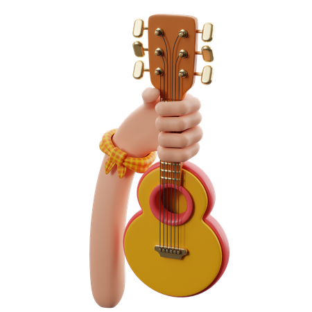 Junina Guitar  3D Icon