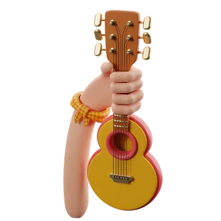 Junina Guitar  3D Icon