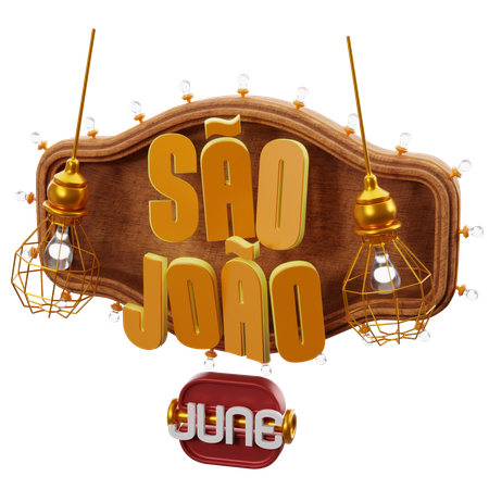 Junina Lanterns  3D Icon