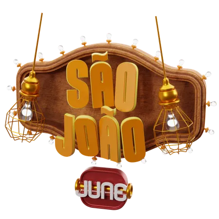 Junina Lanterns  3D Icon