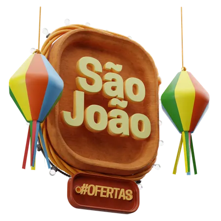 Junina Lanterns  3D Icon