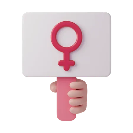 Junta del día de la mujer  3D Icon