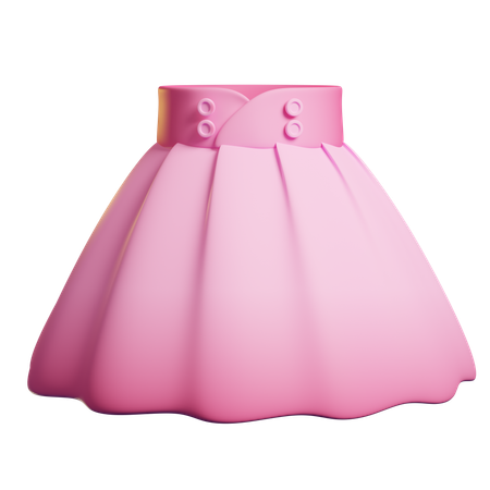 Jupe  3D Icon