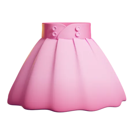 Jupe  3D Icon