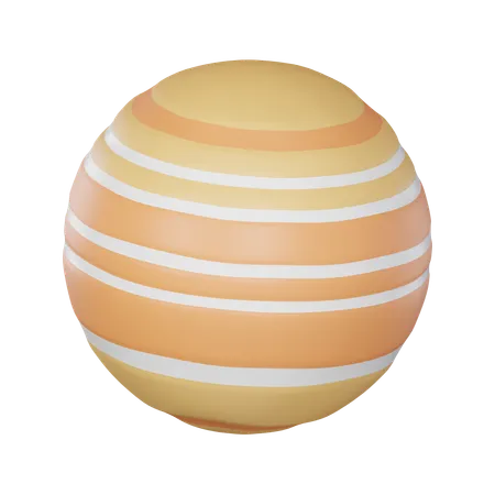 Jupiter Conteudo Educacional Entusiastas Do Espaco E Apresentacoes De Astronomia Capturando A Essencia Do Nosso Maior Planeta Do Sistema Solar Ilustracao De Renderizacao 3 D 3D Icon