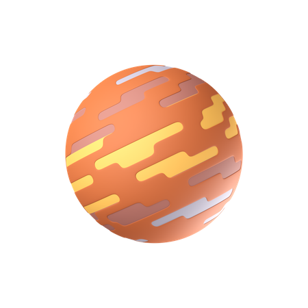 Jupiter Planet  3D Icon