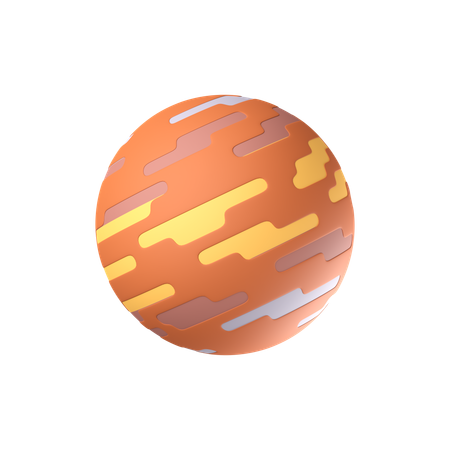 Jupiter Planet  3D Icon