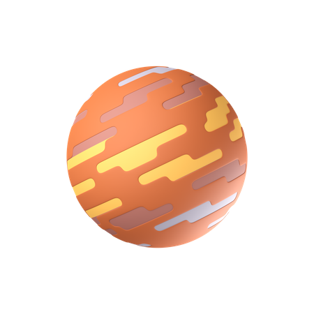 Planeta júpiter  3D Icon