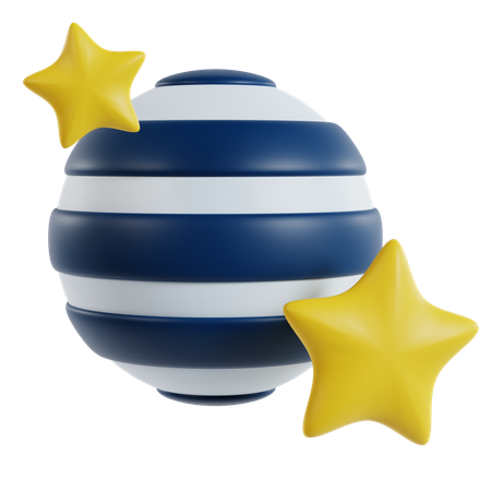 Júpiter um vislumbre do espaço  3D Icon