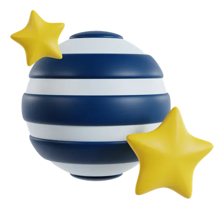 Júpiter um vislumbre do espaço  3D Icon