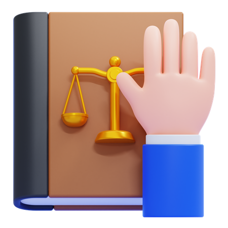 Juramento de Justicia  3D Icon
