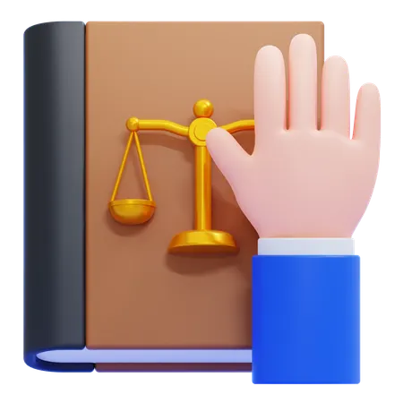 Juramento de Justicia  3D Icon