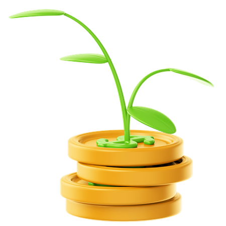 Juros bancários  3D Icon