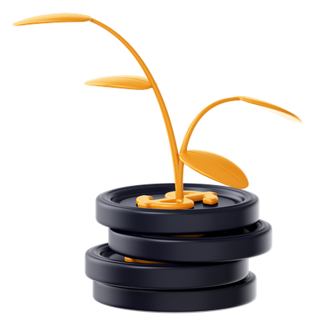 Juros bancários  3D Icon