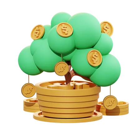 Juros bancários  3D Illustration
