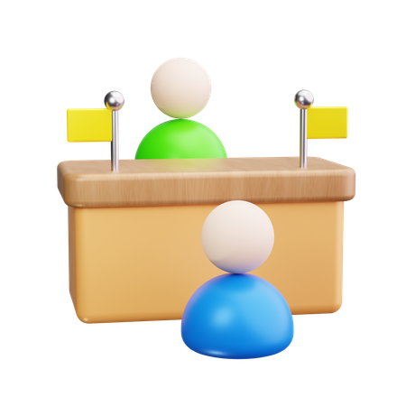 Jury  3D Icon