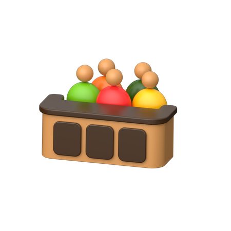 Jury  3D Icon