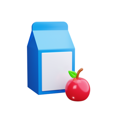 Boîte de jus  3D Icon