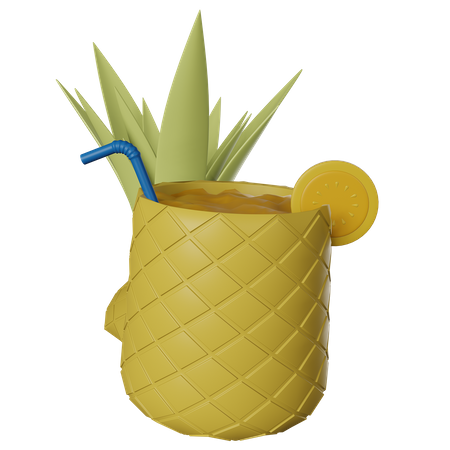 Jus d'ananas  3D Icon