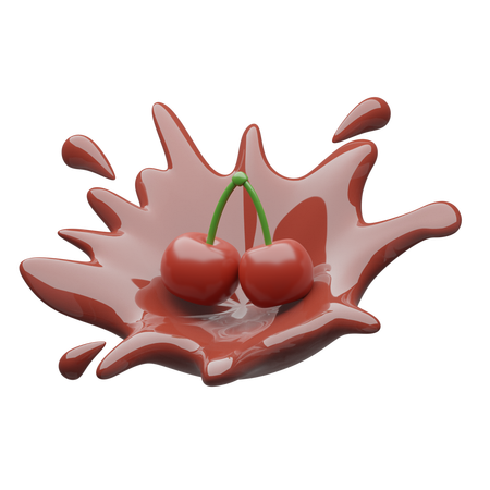Jus de cerise  3D Icon