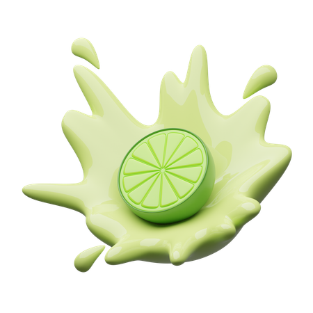 Jus de citron vert  3D Icon