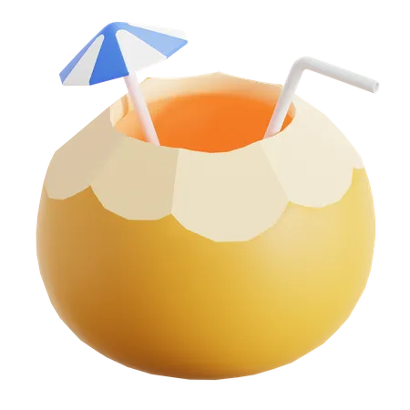 Jus de noix de coco  3D Icon